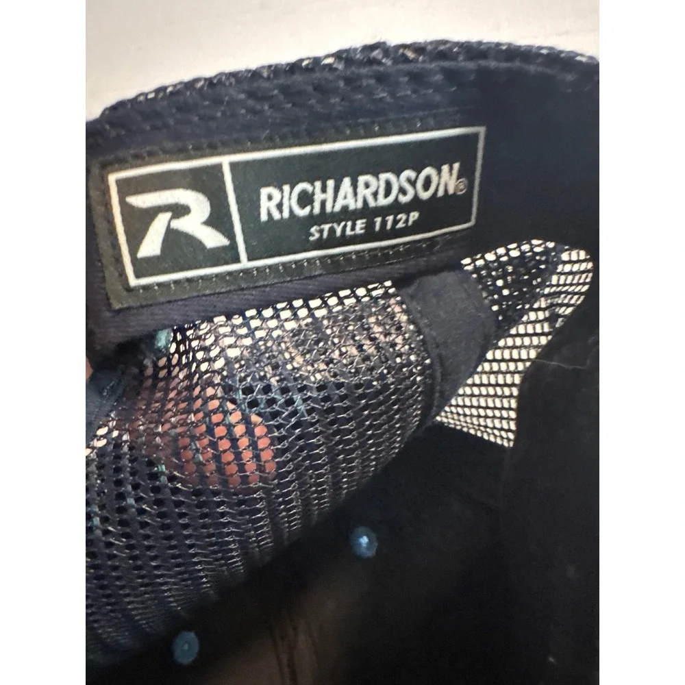 Richardson Trucker Hat Mens OSFA Blue New 112P Mesh Snapback G Logo Cap